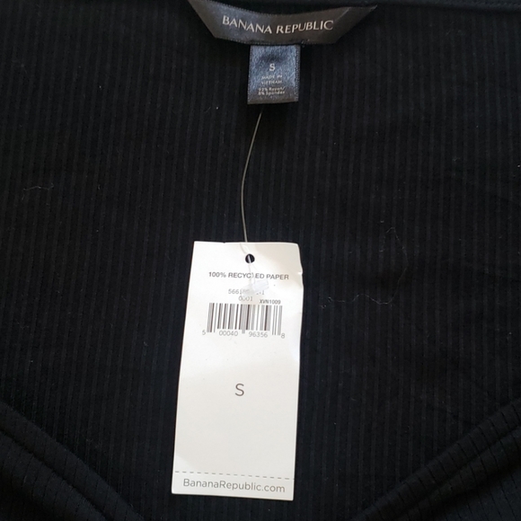 Banana Republic Petite Ribbed Sweetheart Bodysuit - Picture 5 of 5